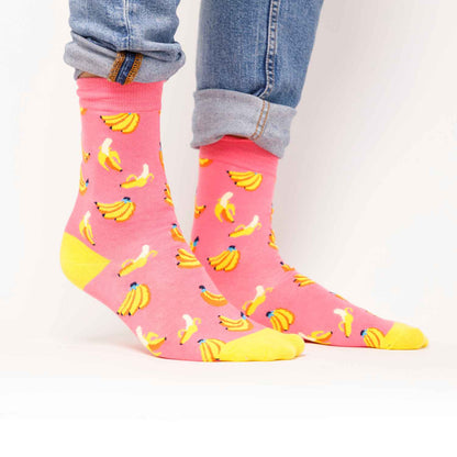 Розови чорапи на банани