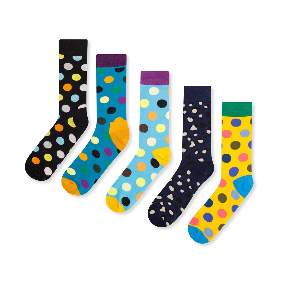 Комплект чорапи на точки - 5 чифта