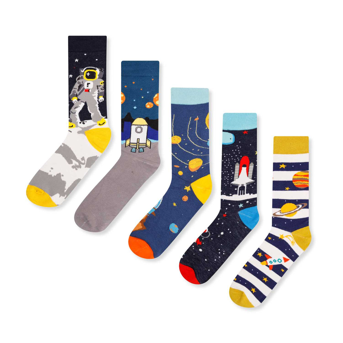 Комплект космически чорапи - 5 чифта