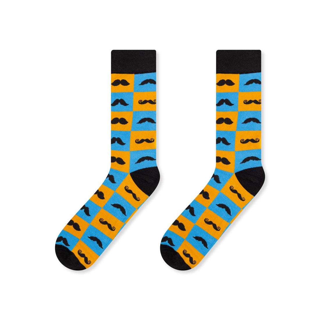 Синьобели чорапи на ромбове