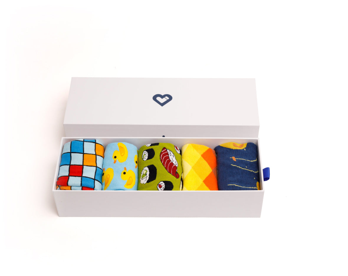 луксозна кутия с комплект чорапи