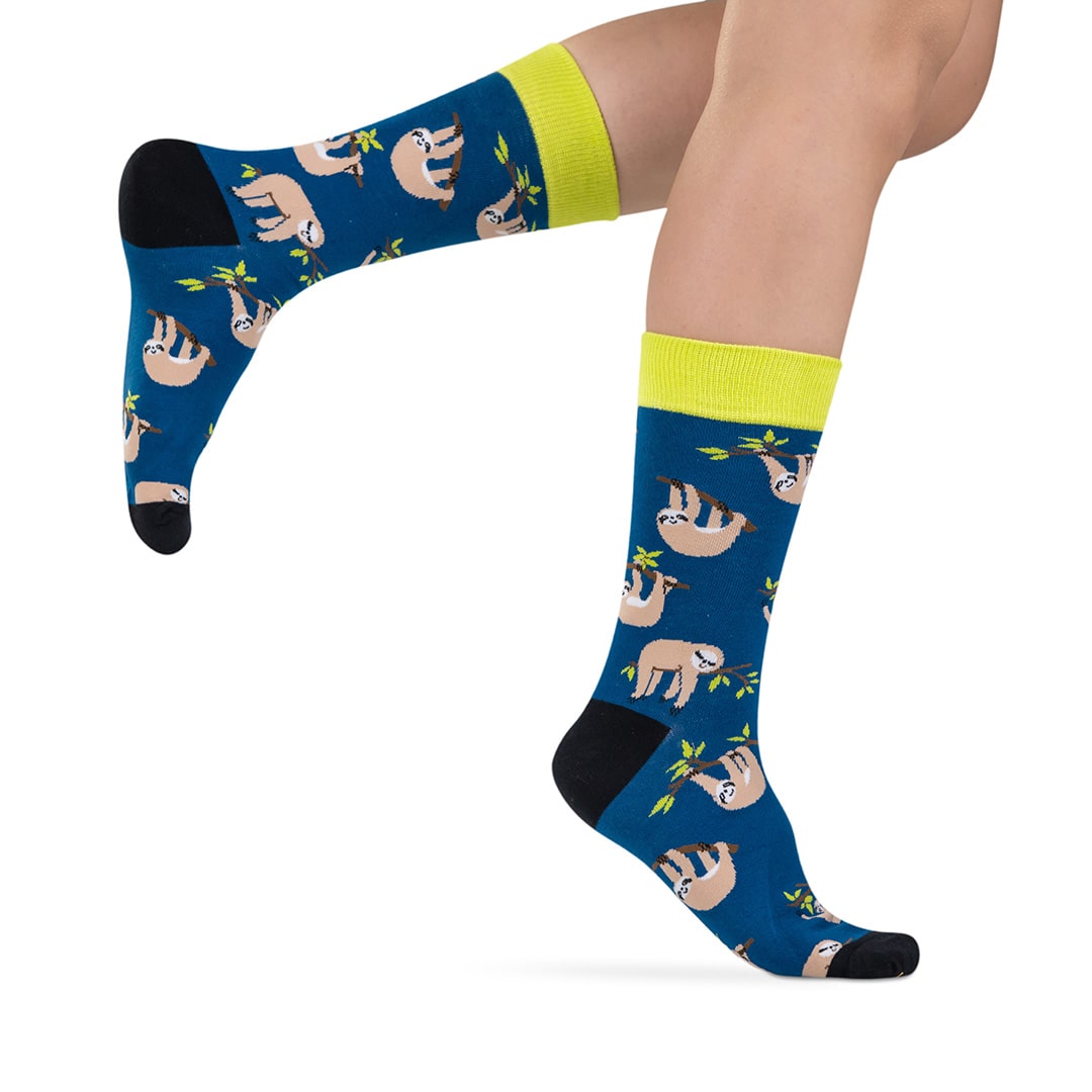 Сини чорапи на ленивци